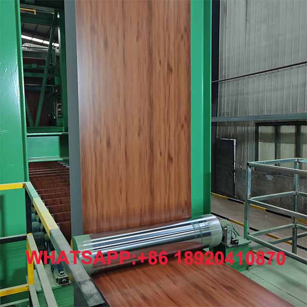 Harga Koil PPGI Terbaru Motif Kayu Coil Baja Berwarna Authentic Steel