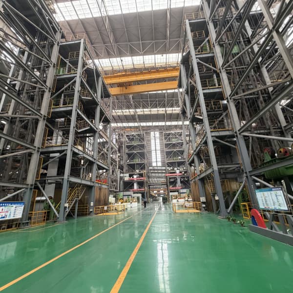 Thick protective zinc coating layer visible on premium hot dipped galvanized steel coils.