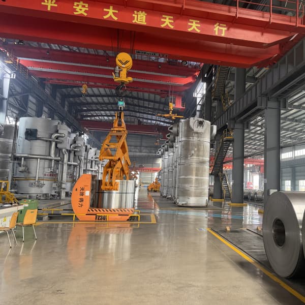 Authentic Steel cold rolled coil shipment arriving at Tianjin Port.