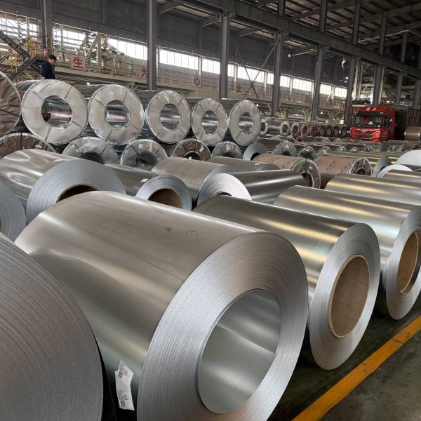 Steel warehouse stock of zero spangle galvanized coils