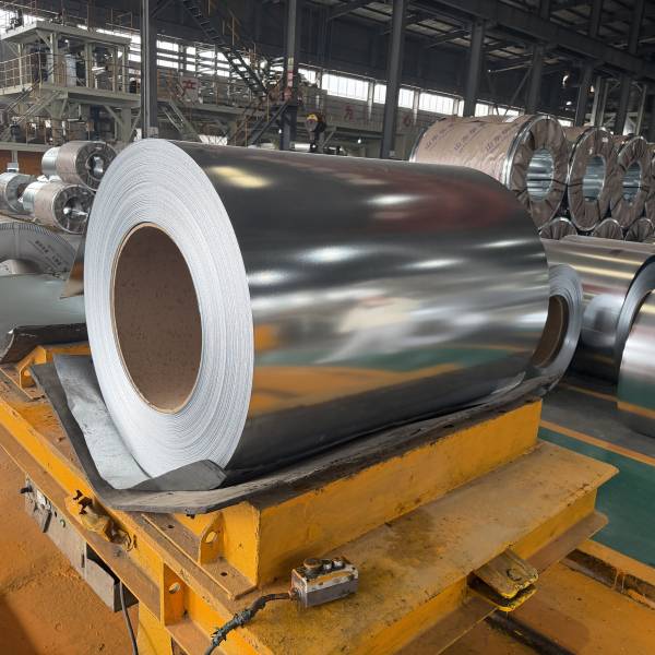 Tension leveling process for zero spangle galvanized steel coil