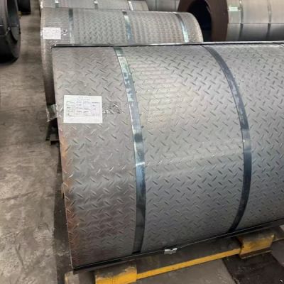 Checkered Hot Rolled Steel Coil with Tear Drop Pattern for Industrial Flooring